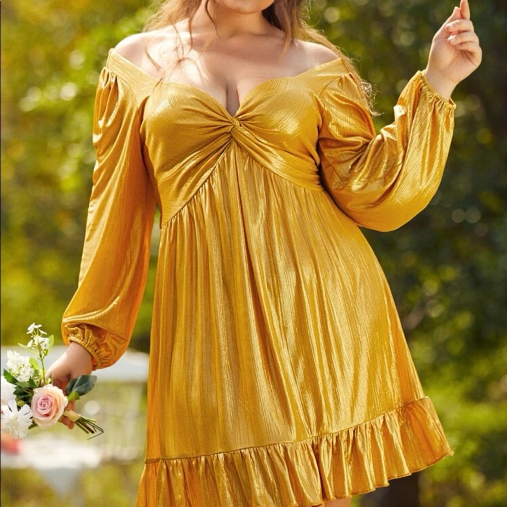 Cute gold dress